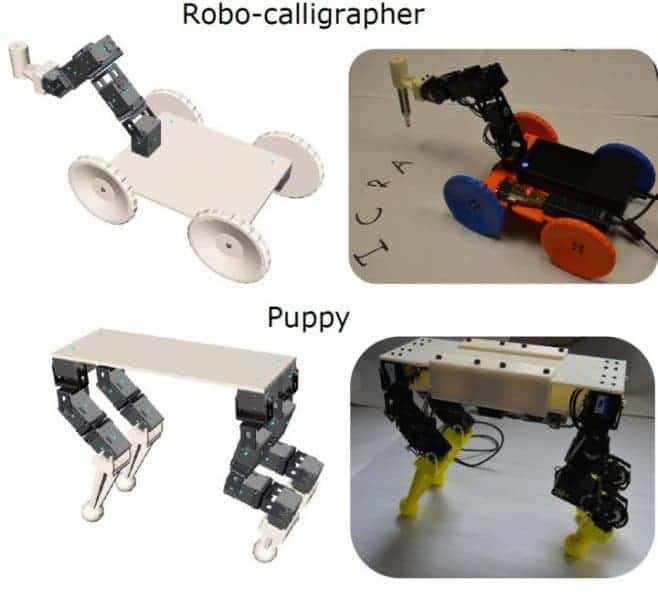 Prototype robots.