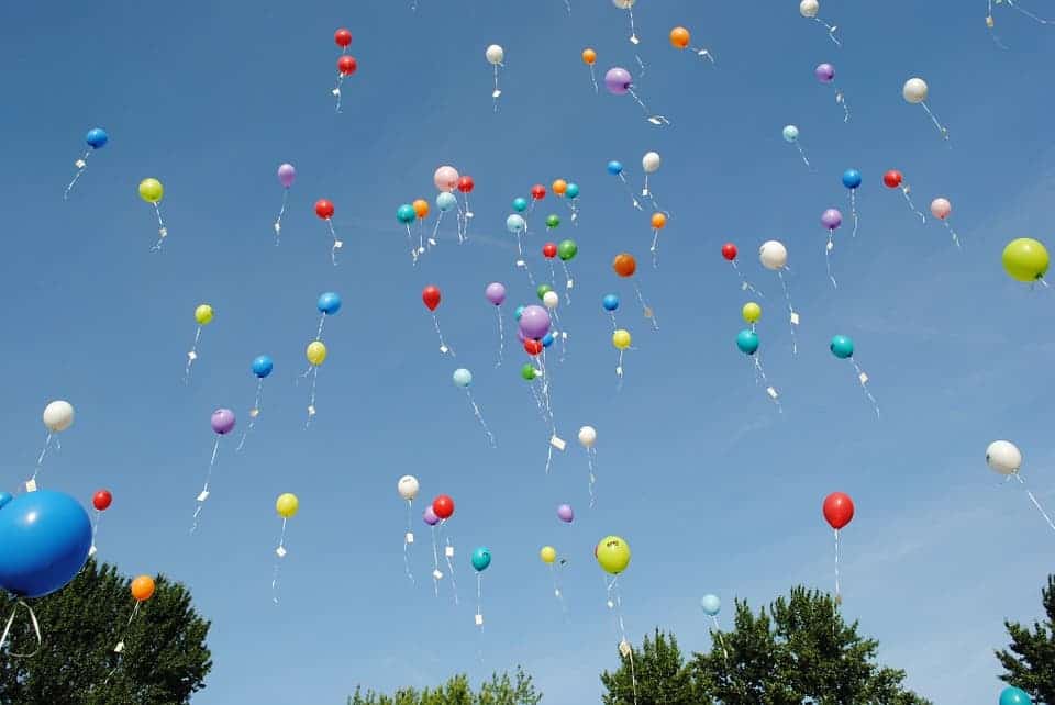 helium balloons