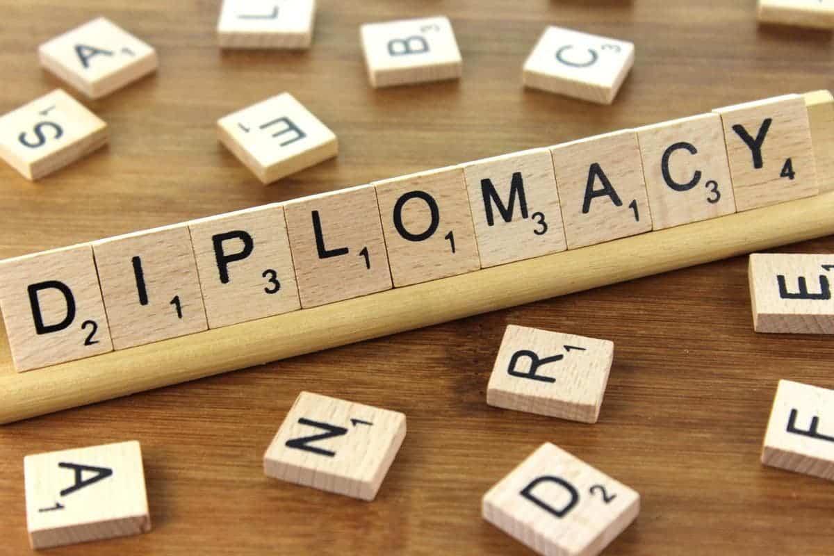Diplomacy is a game, and Trump is not really winning anything. Image credits: Blue Diamond.