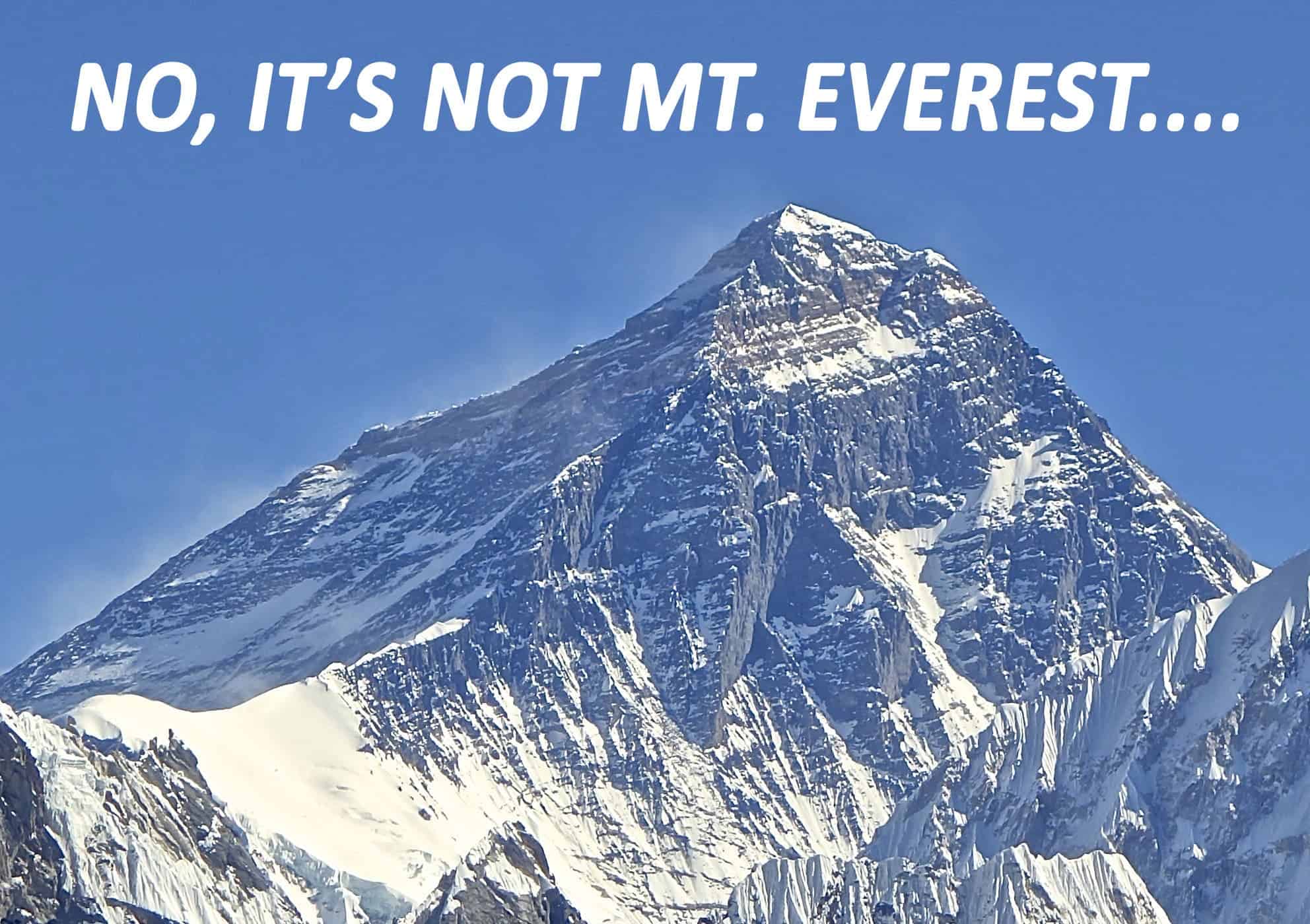 Whats the tallest mountain in the world? Hint: its not Mt. Everest