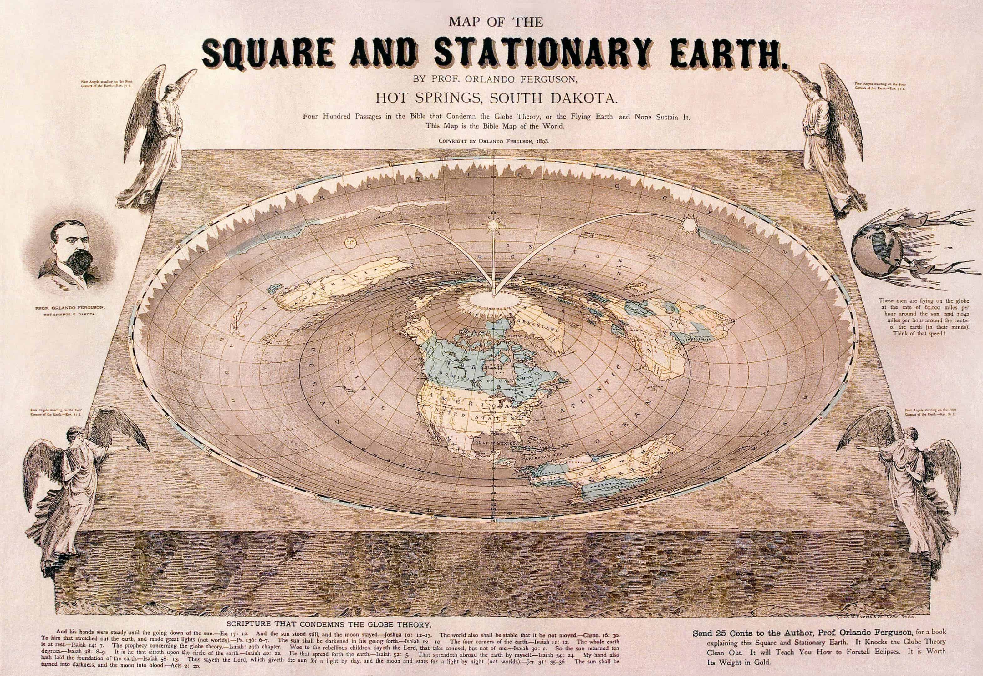 The flat Earth conspiracy theory has gained surprising popularity on social media.