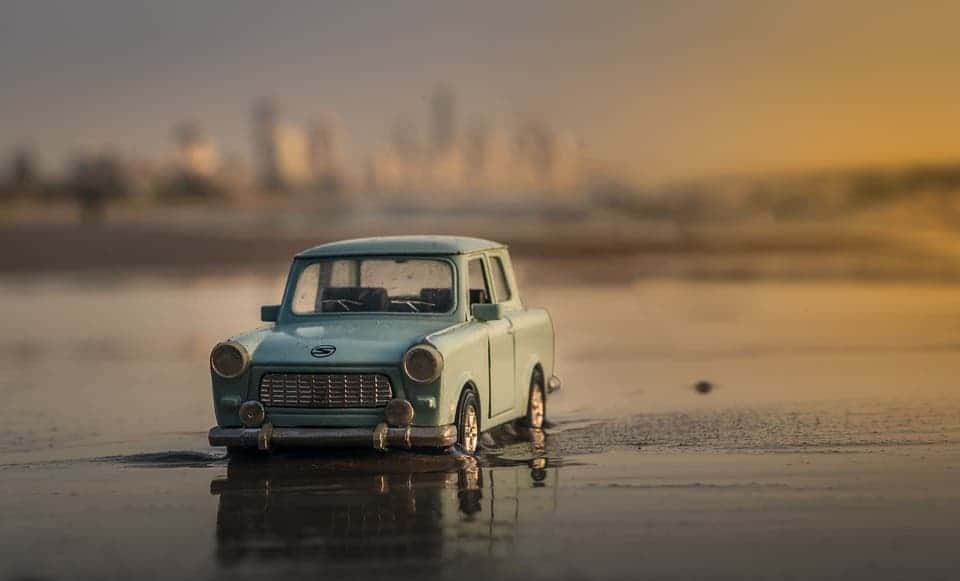 Miniature car.