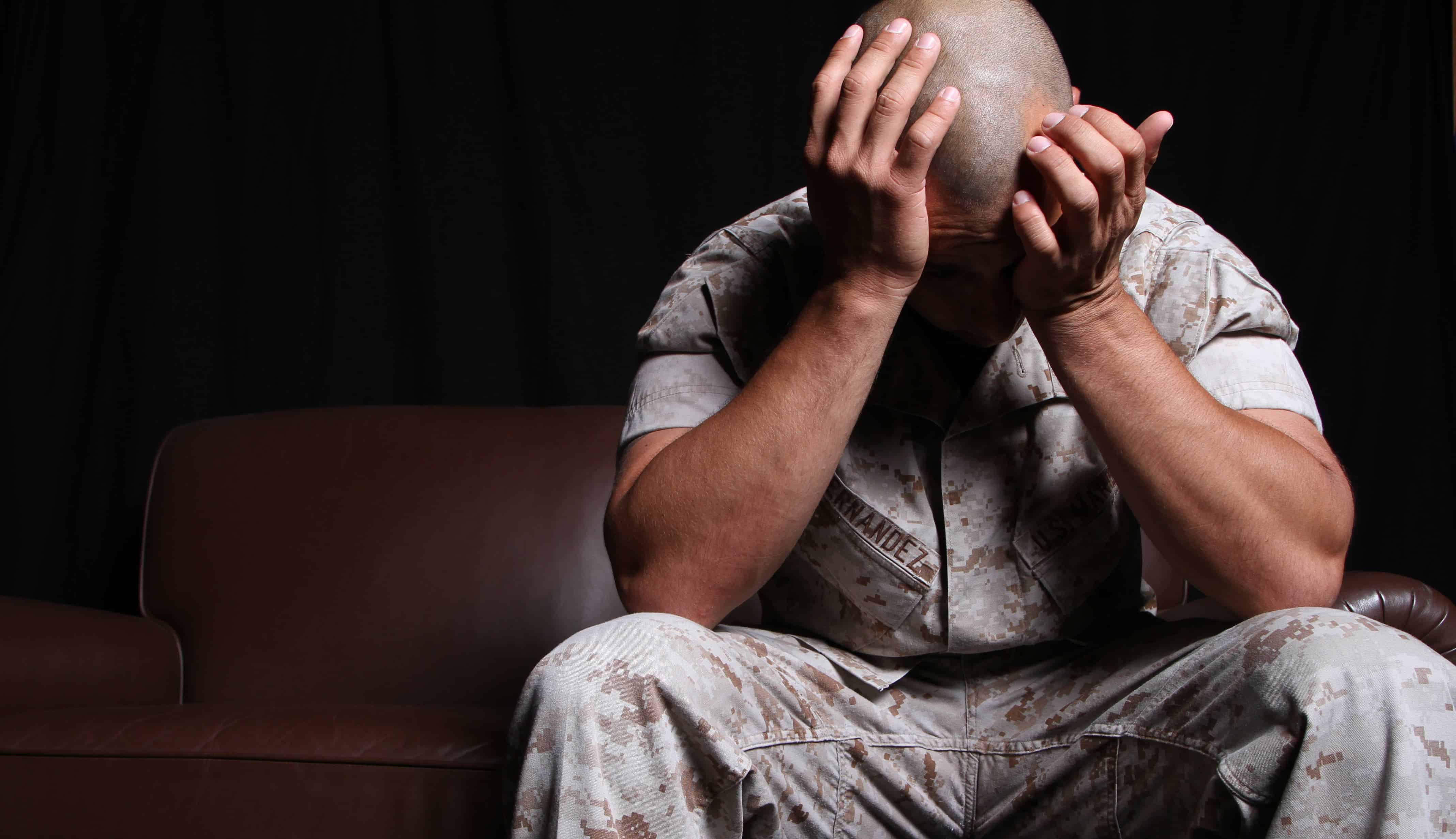 Many Marines return to the states with vivid memories of their combat experiences, and the array of emotions they face internally may be hard to deal with.  Image credits: Marines from Arlington.