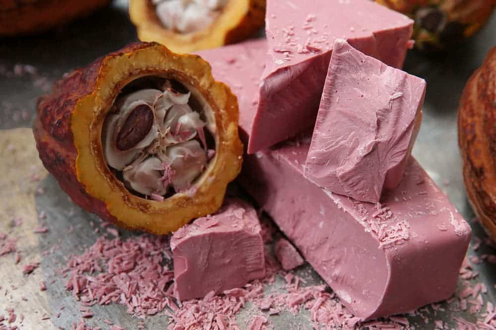 Barry Callebaut's new 'ruby chocolate'. Source: Barry Callebaut.