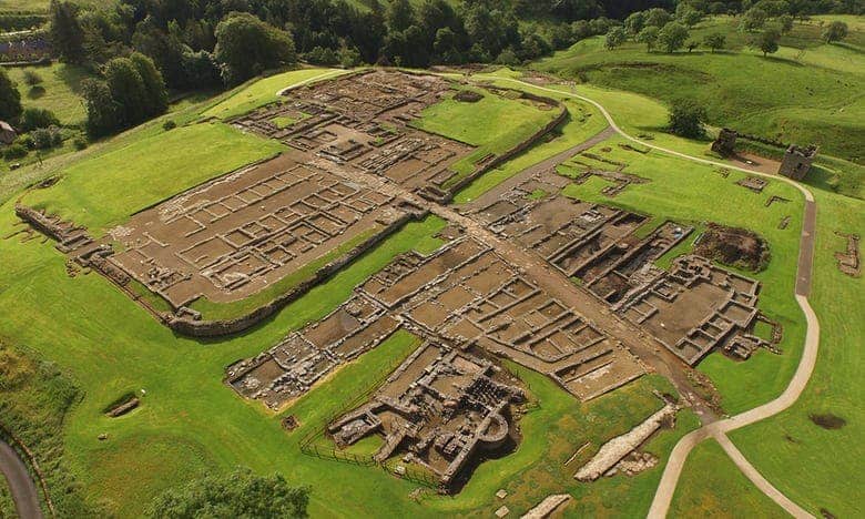 The barracks was located beneath the 4th century stone fort of Vindolanda -- indicating that the fort was built on the old spot of the barracks. Image credits: Sonya Galloway / Vindolanda.