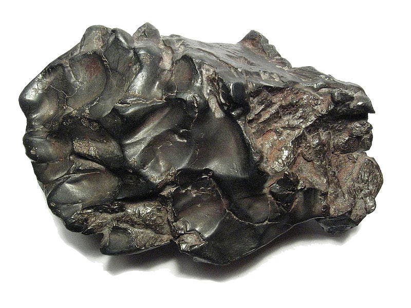 An iron meteorite. Credits: H. Raab.