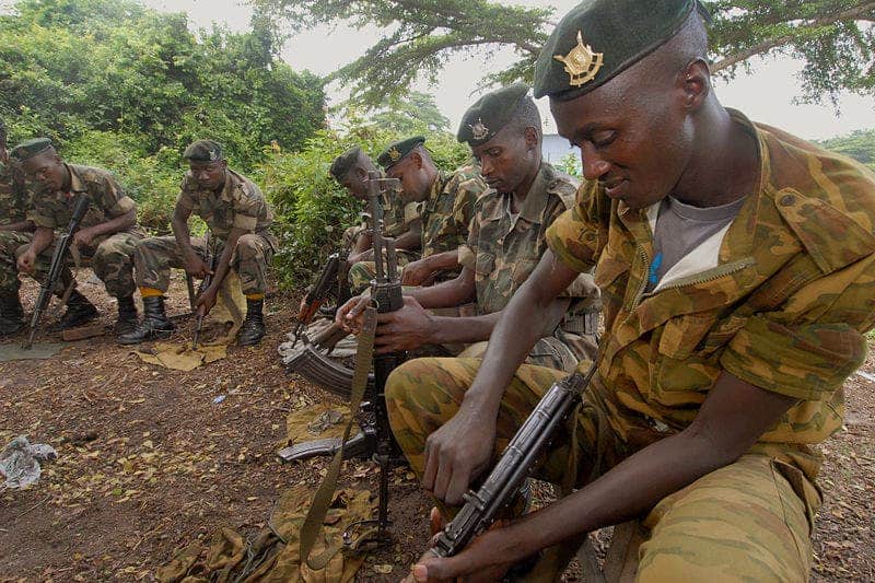 Burundi soldiers prepare for next rotation to Somalia. Credit: Wikimedia Commons.