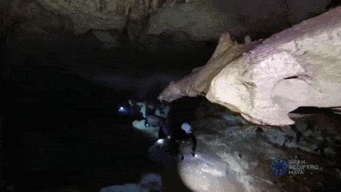 underwater cave