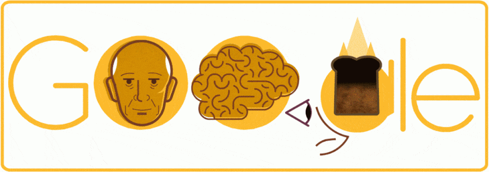 Google honored Wilder Penfield on his 127th birthday. Credit: Google.