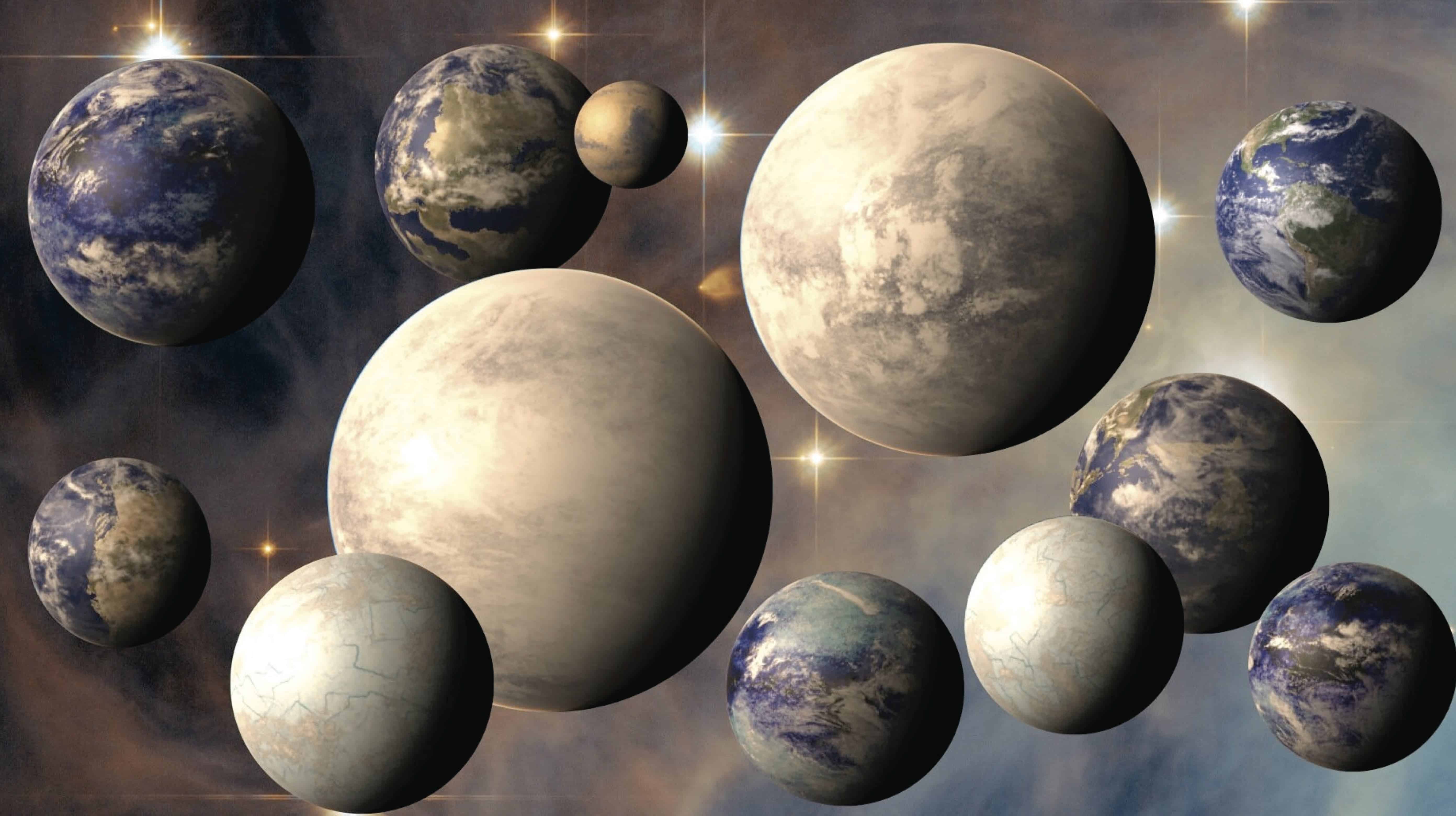 Artistic depiction of exoplanets. Image credits: NASA.