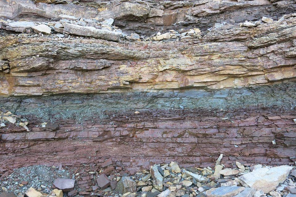 A layer of sediment told researchers quite a bit about an old earthquake. Image in public domain, not from actual study.