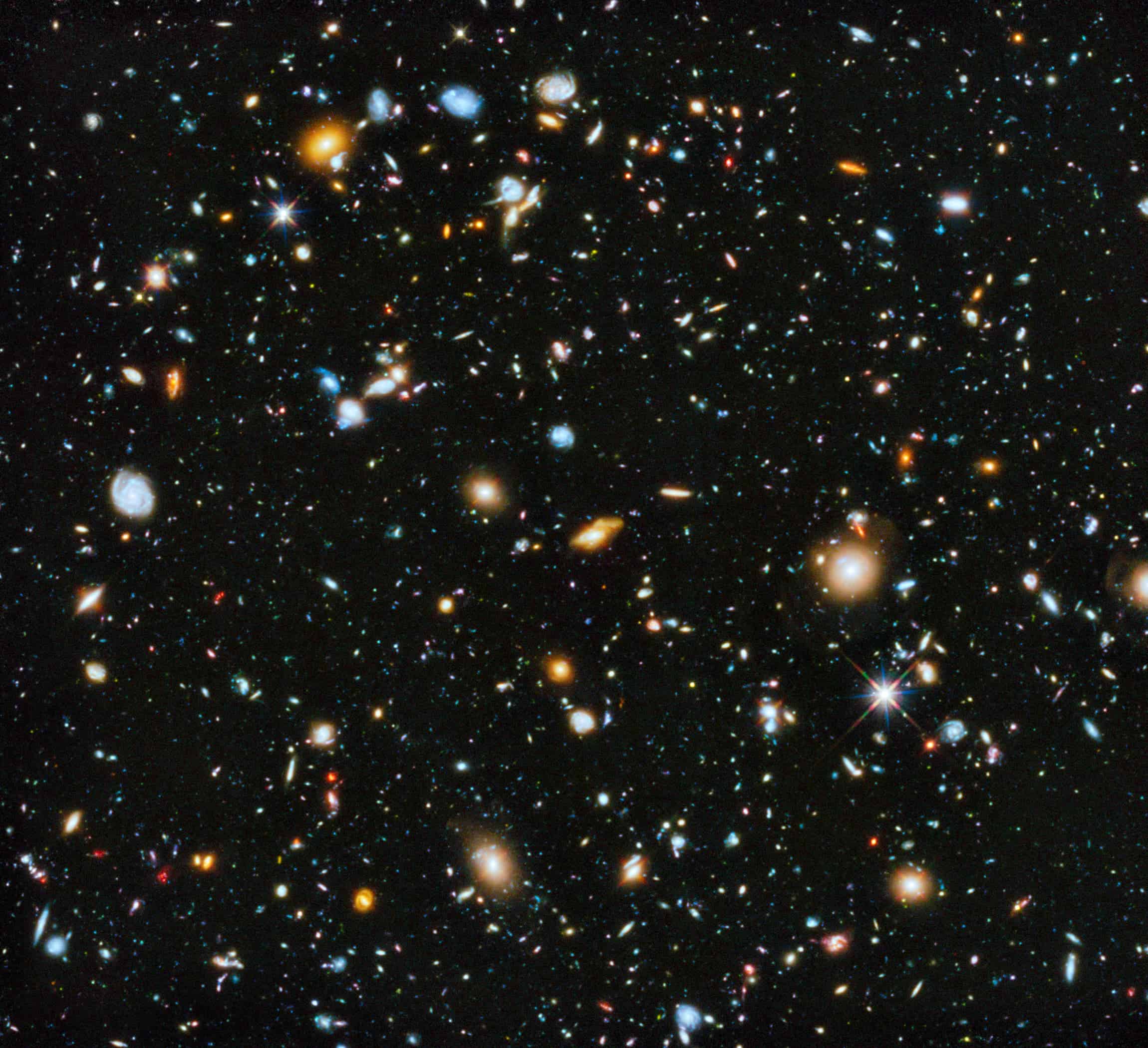 Okay, one, two, three... 
Image credits: Hubble.