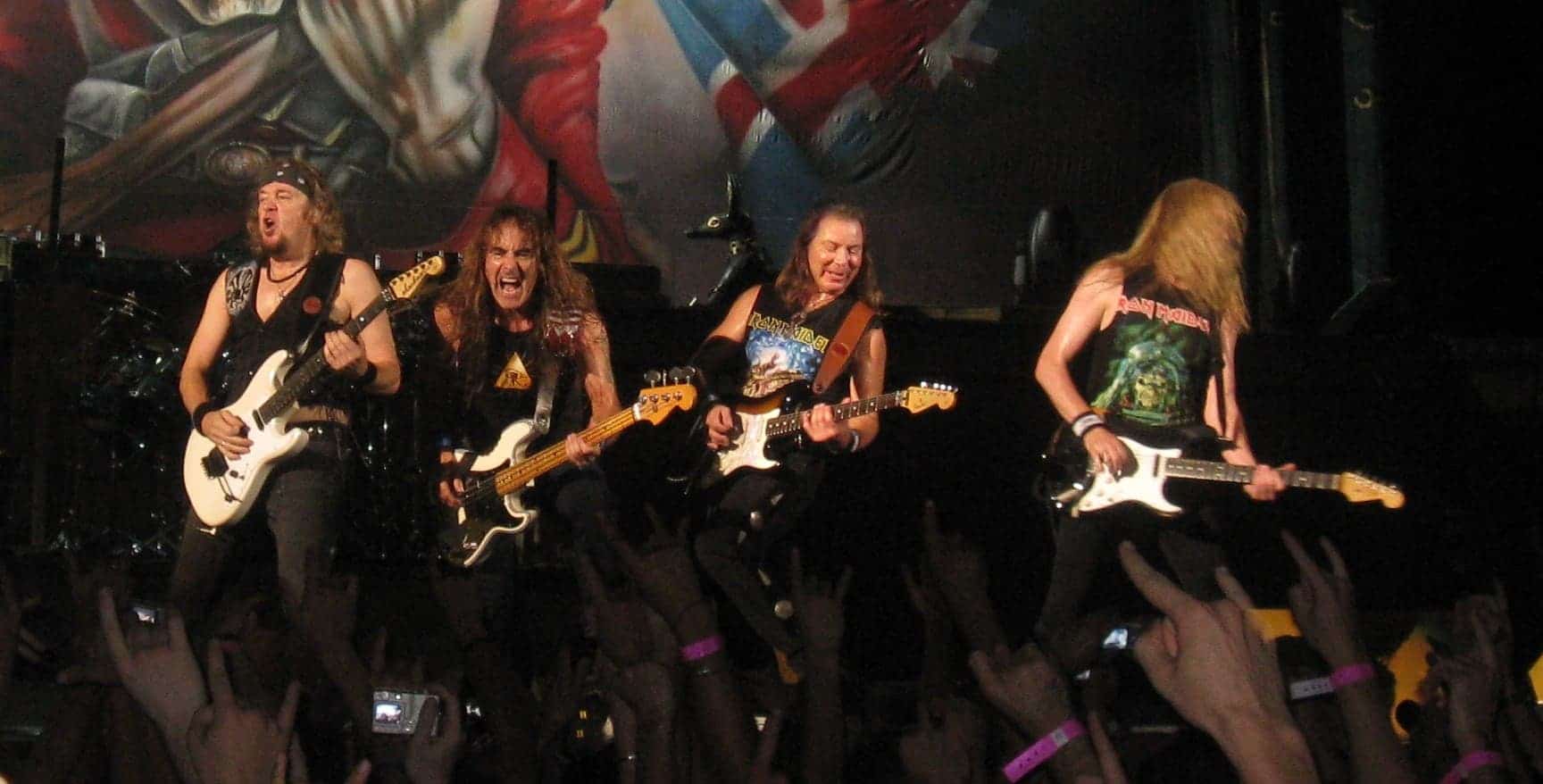Iron Maiden is one of the pioneers of heavy metal. Image via Wiki Commons.