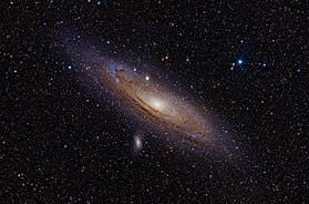 The Andromeda Galaxy. Credit: Wikimedia Commons.
