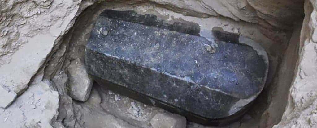 The sarcophagus. Image credits: Egypt Ministry of Antiquities.