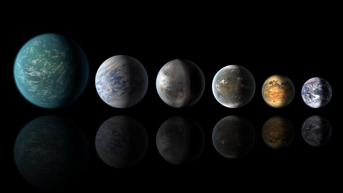 Artist impression of worlds similar to Earth. Credit: NASA.