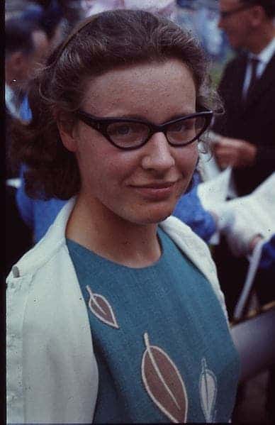 Dame Susan Jocelyn Bell Burnell in 1967, the year she found the first evidence of a pulsar. Credit: Wikimedia Commons.