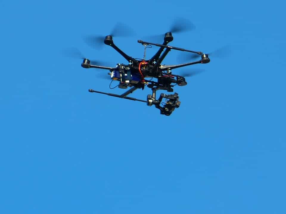 Drone in image is not the one used by the police.