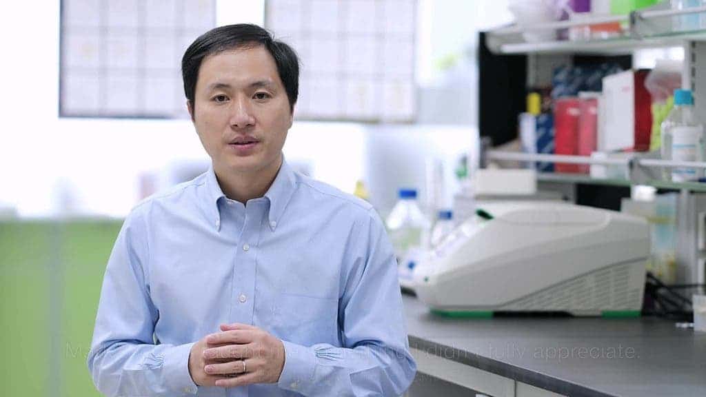 He Jiankui is a Chinese biomedical researcher, who was trained in the United States. He became widely known in November 2018 after he said that he had generated the first human genetically edited babies, Lulu and Nana. Credit: Wikimedia Commons.