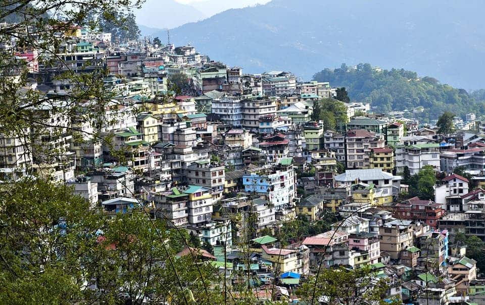 Sikkim landscape. Image in public domain.