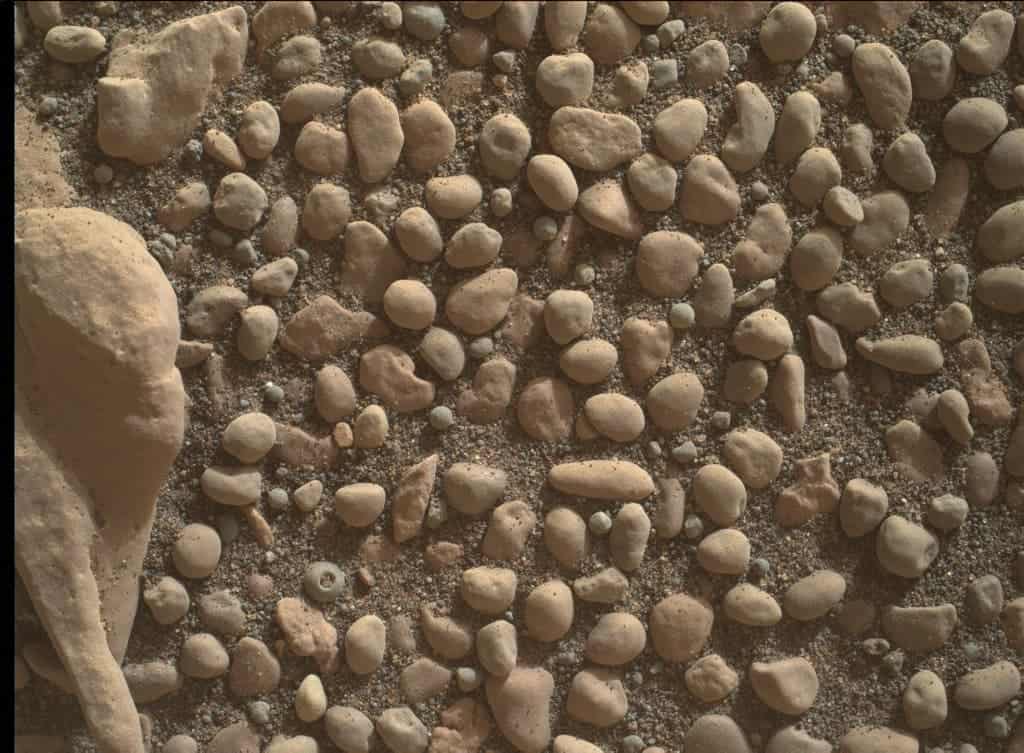 NASA's Mars rover Curiosity acquired this image using its Mars Hand Lens Imager (MAHLI), located on the turret at the end of the rover's robotic arm, on March 24, 2019, Sol (day) 2356 of the Mars Science Laboratory Mission. Image credits: NASA/JPL-Caltech/MSSS.