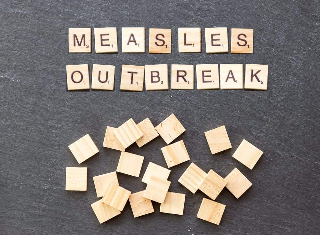 Measles outbreak.