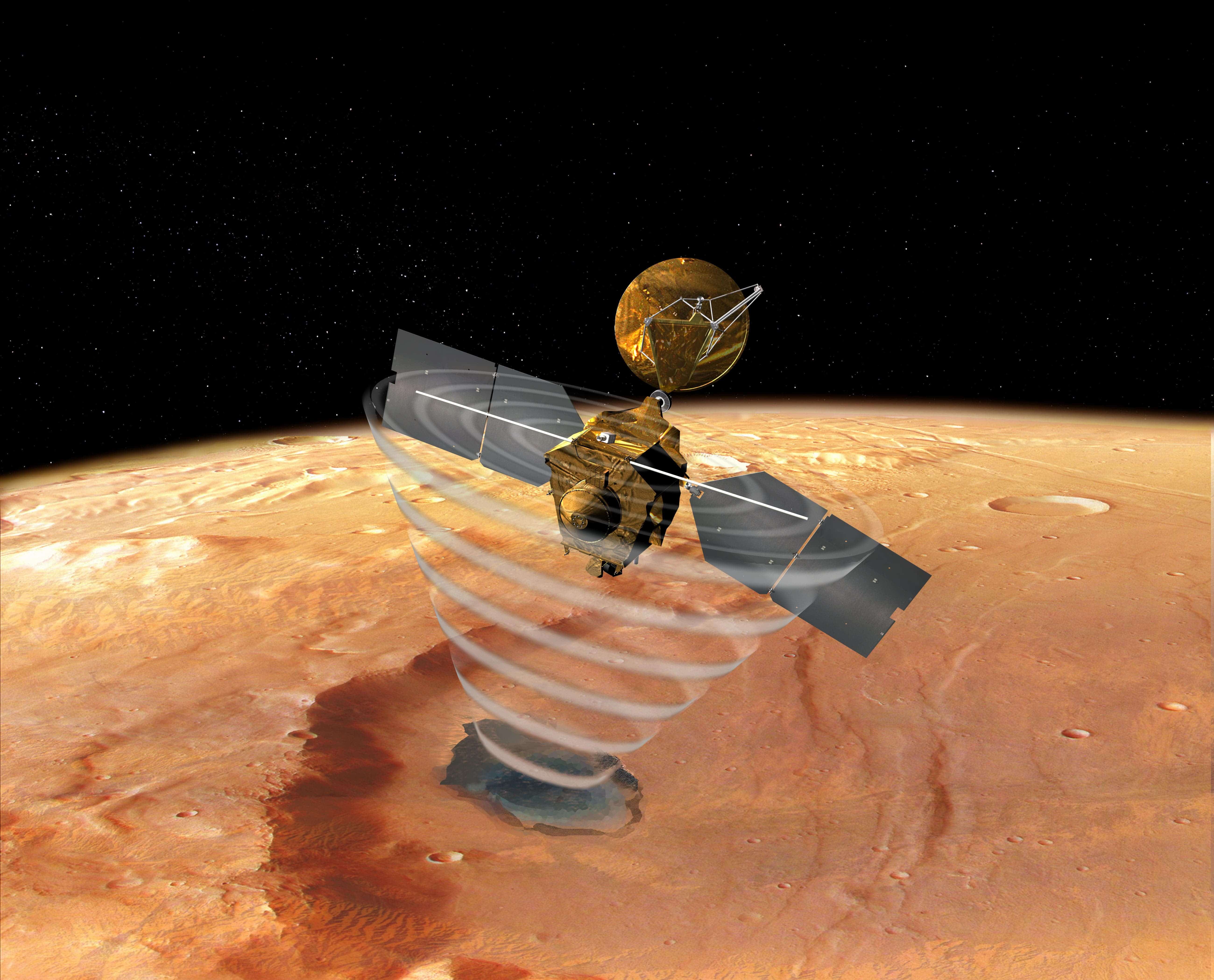 Artistic depiction of the MRO. Image credits: NASA/JPL.