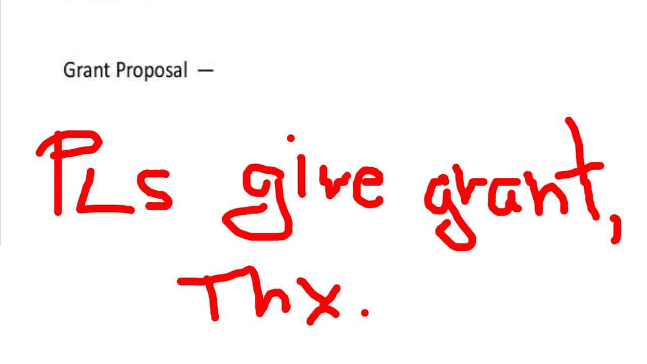 Grant Proposal.