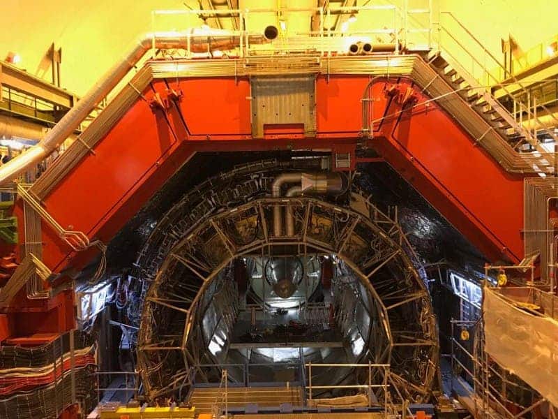 The ALICE detector at CERN is investigating the conditions in the early universe by creating quark-gluon plasma and bottomonium particles (Author’s own)