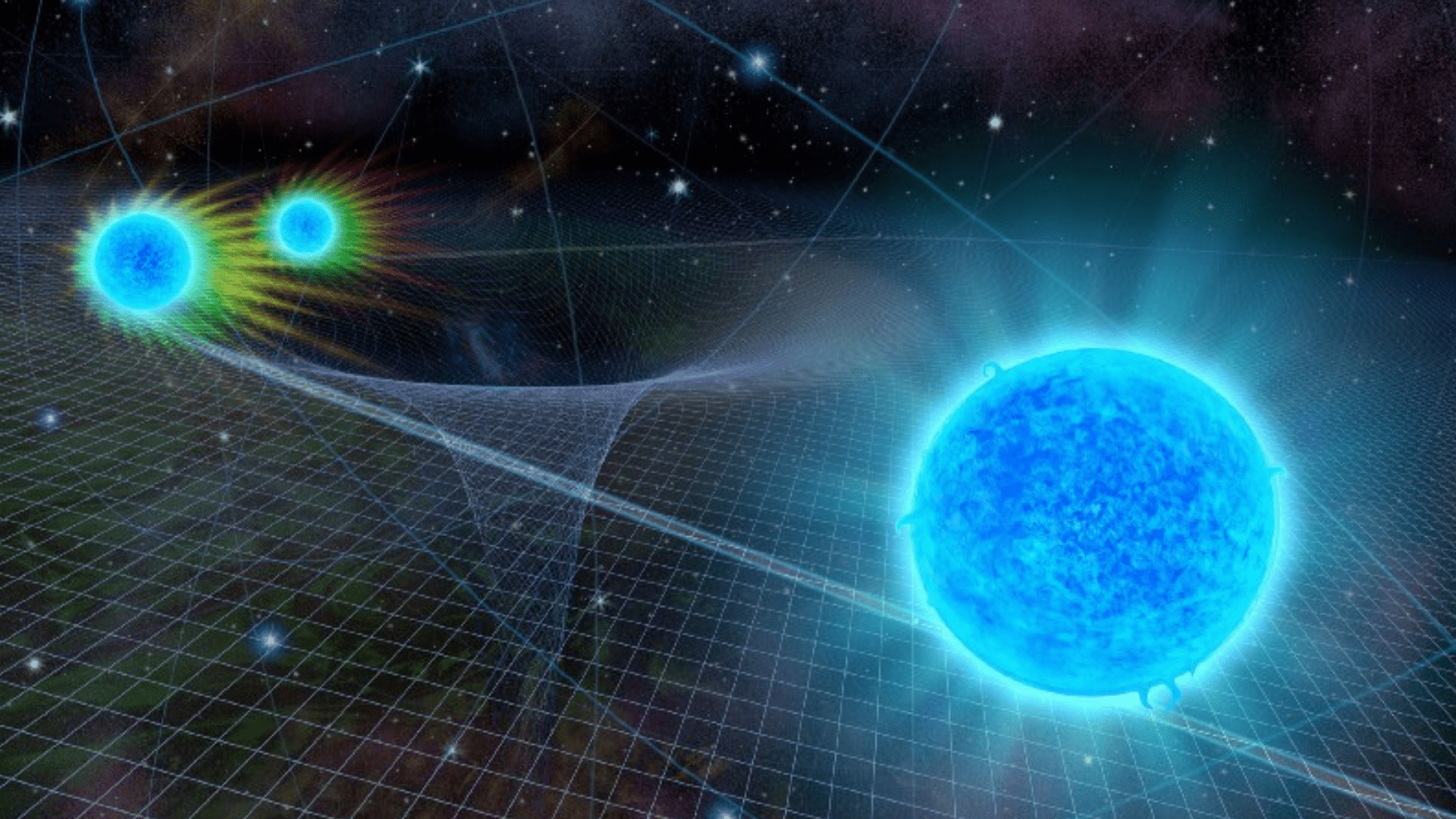 An artist visualization of the star S0–2 as it passes by the supermassive black hole at the Galactic centre. As the star gets closer to the supermassive black hole, light it emits experiences a gravitational redshift that is predicted by Einstein's General Relativity. By observing this redshift, we can test Einstein's theory of gravity (Nicole R. Fuller, National Science Foundation)