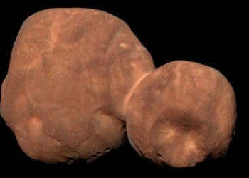 Arrokoth--or as it was previously known Ultima Thule--may reveal secrets about the formation of the solar system (NASA, JOHNS HOPKINS UNIVERSITY APPLIED PHYSICS LABORATORY, SOUTHWEST RESEARCH INSTITUTE, ROMAN TKACHENKO)