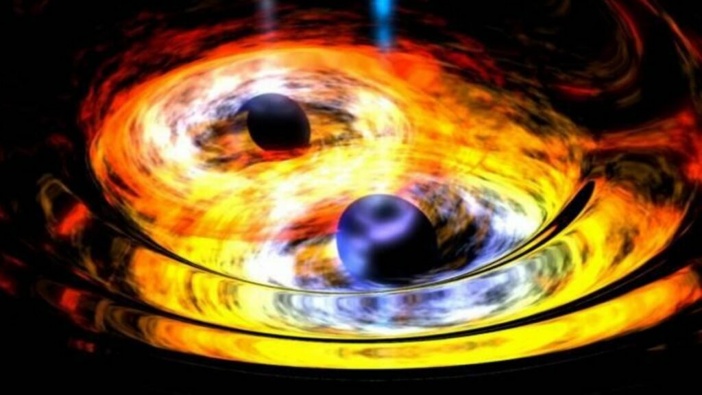 Do Black Holes Merge? (NASA/Public Domain)