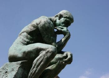 The Thinker by Auguste Rodin. Credit: Pixabay.