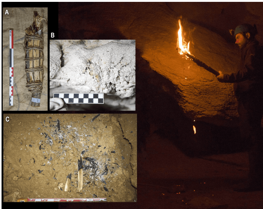 Scientists recreate torches and other Stone Age cave lighting