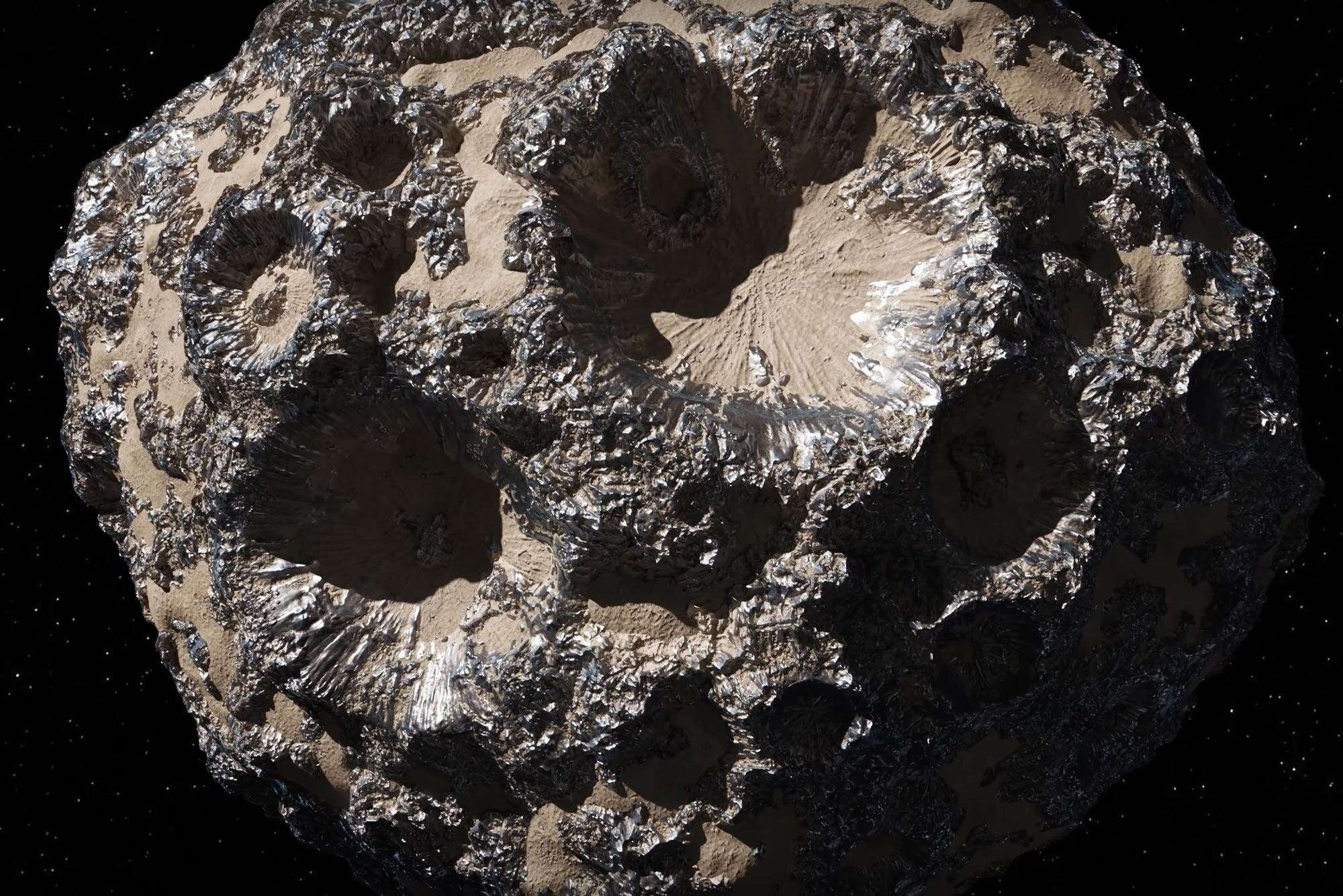 Een ongelooflijk gedetailleerde psychologische kaart laat zien dat de asteroïde een bewogen geschiedenis heeft