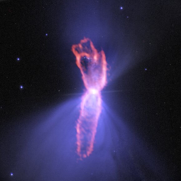 Boomerang Nebula composite image of the coldest place in the universe