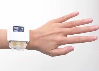 Slime mold smartwatch