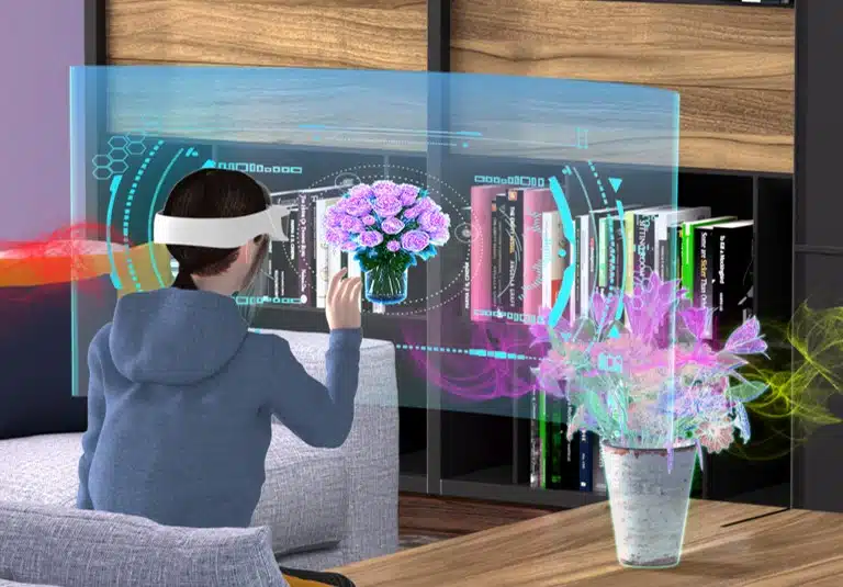 Illustration of odor virtual reality