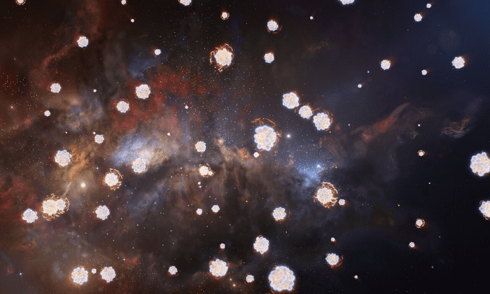 gas cloud stars galaxy