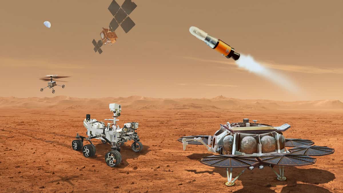 mars sample return mission robots