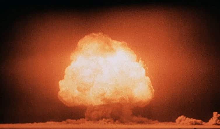 atomic bomb exploding test