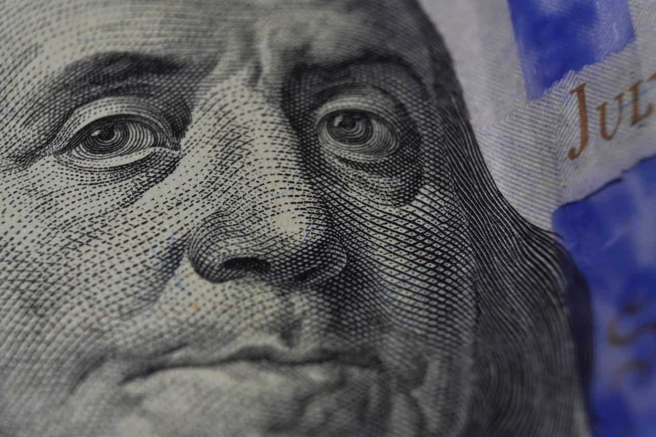 Benjamin Franklin dollar bill