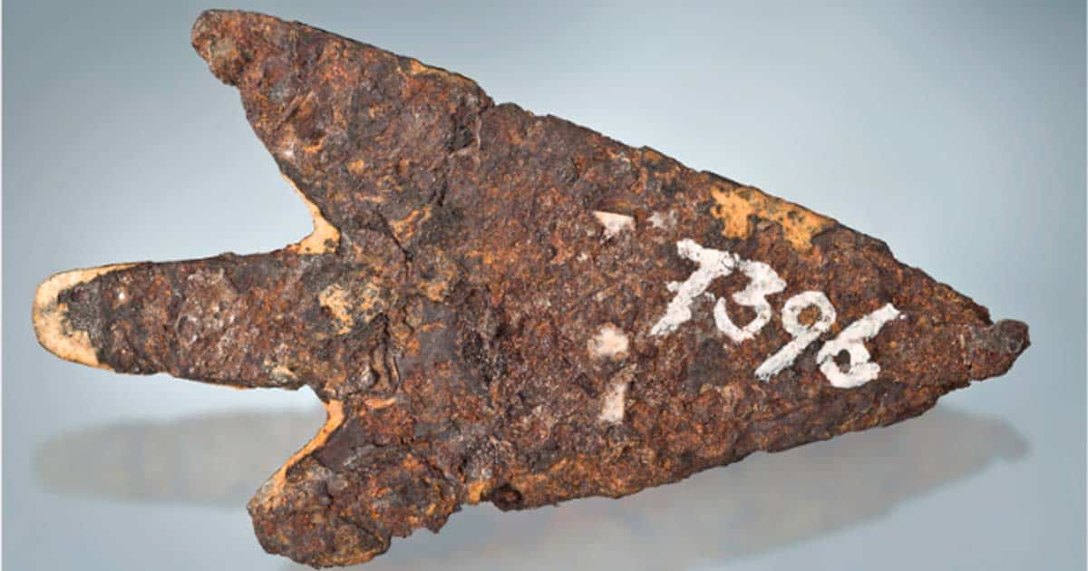 Bronze age arrowhead