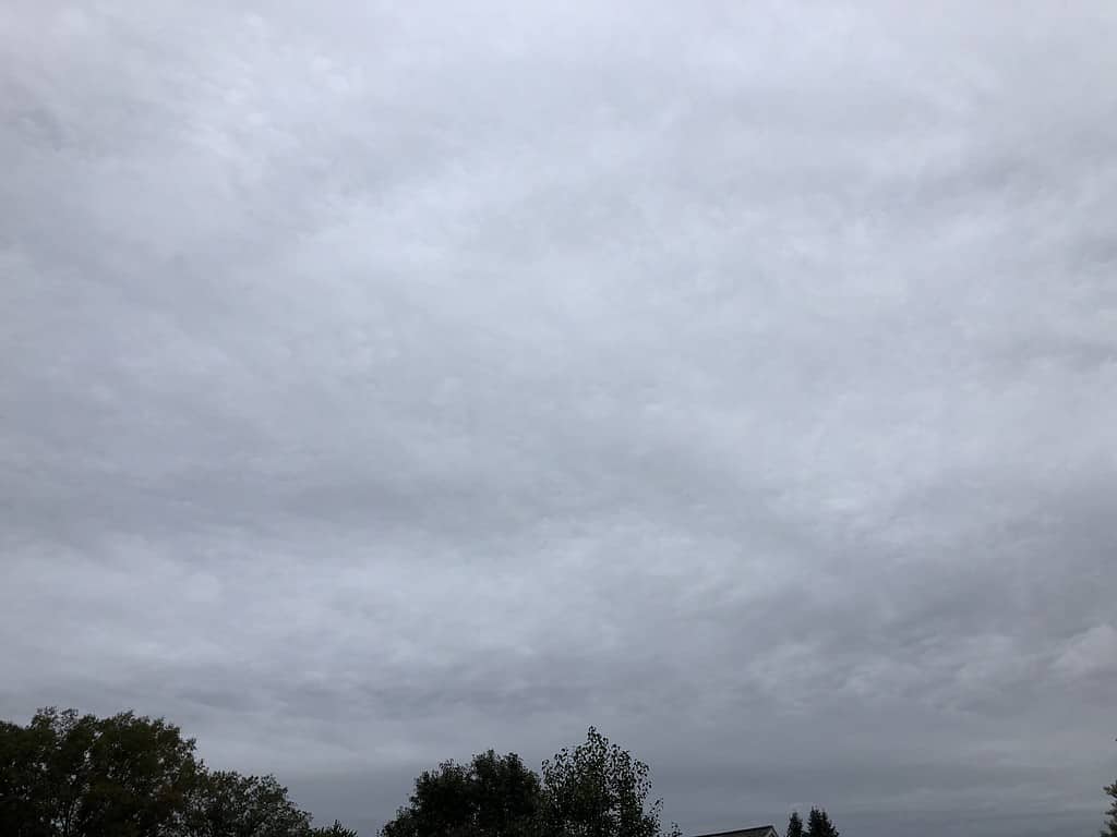 Altostratus clouds england