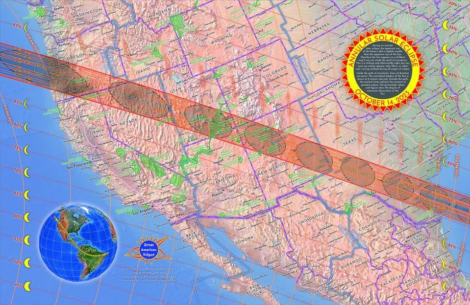annular eclipse 2023 path