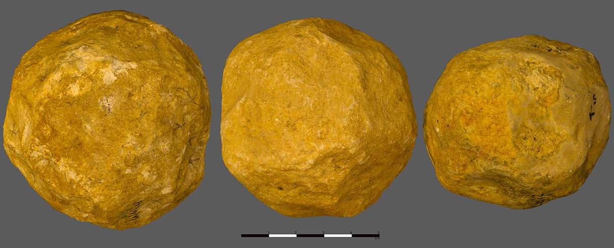 Ancient limestone spheroids