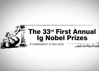 Image credits: Ig Nobel Awards.