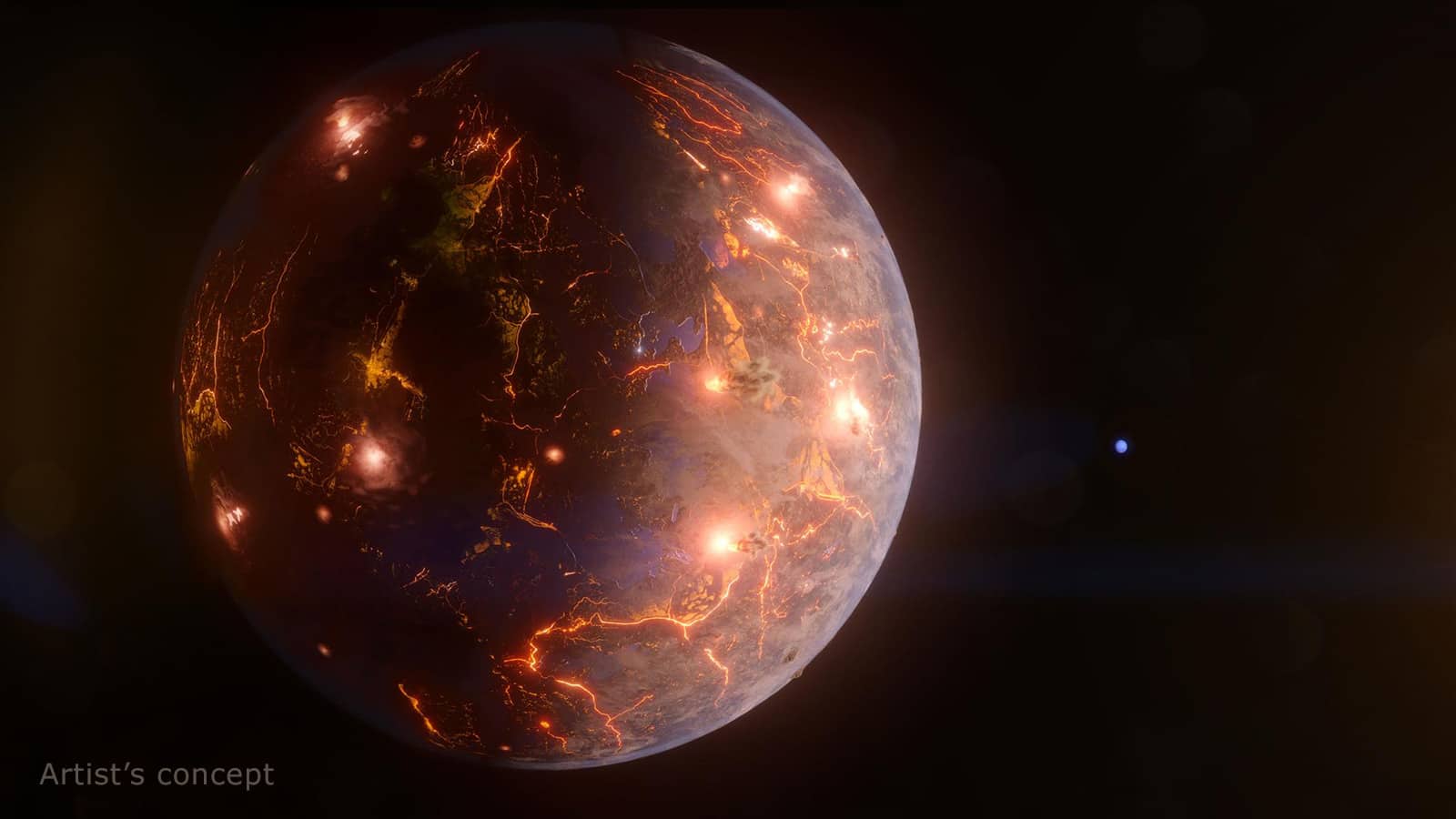 artistic depiction of planet