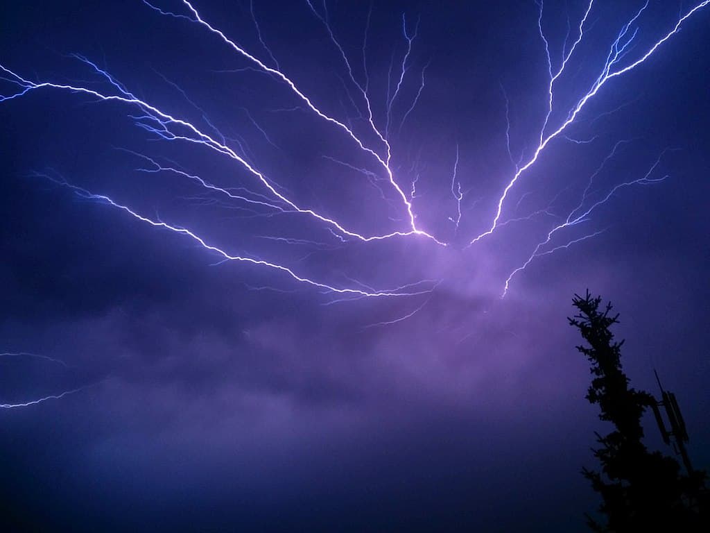powerful lightning 