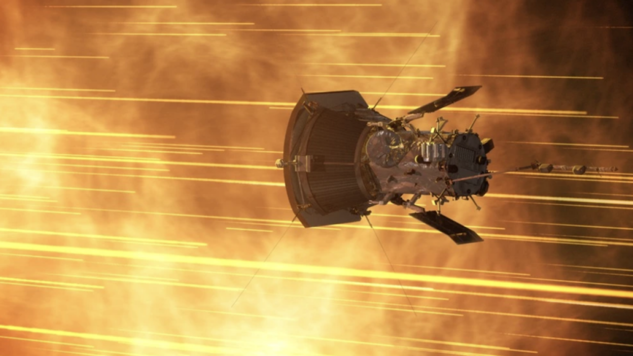 Parker sees a powerful coronal mass ejection 'vacuum up' space dust